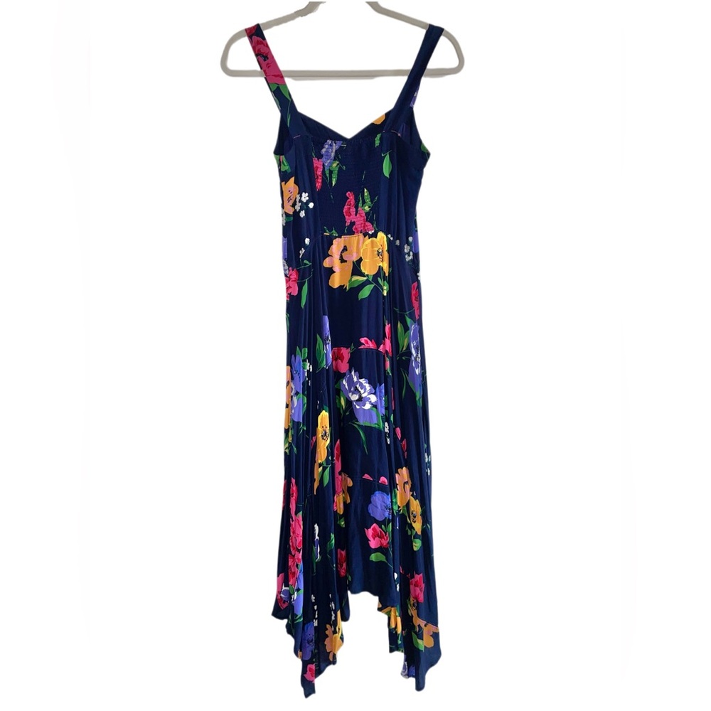 Anthropologie Maeve Vivienne Floral Maxi Handkerchief  Hem Dress - 0 - Picture 6 of 11